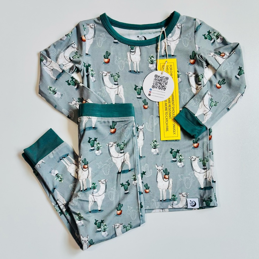 NWT Bamboo Llama set size 2T super cute